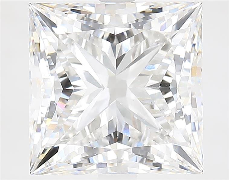 6.03ct G VS2 Rare Carat Ideal Cut Princess Lab Grown Diamond