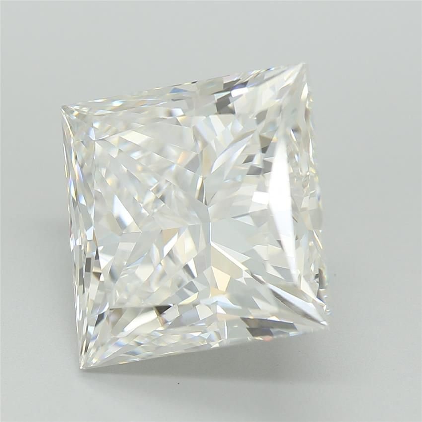 5.03ct F VVS2 Rare Carat Ideal Cut Princess Lab Grown Diamond