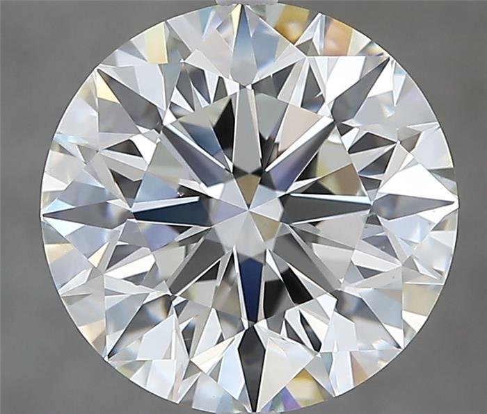 4.01ct H VS2 Rare Carat Ideal Cut Round Diamond