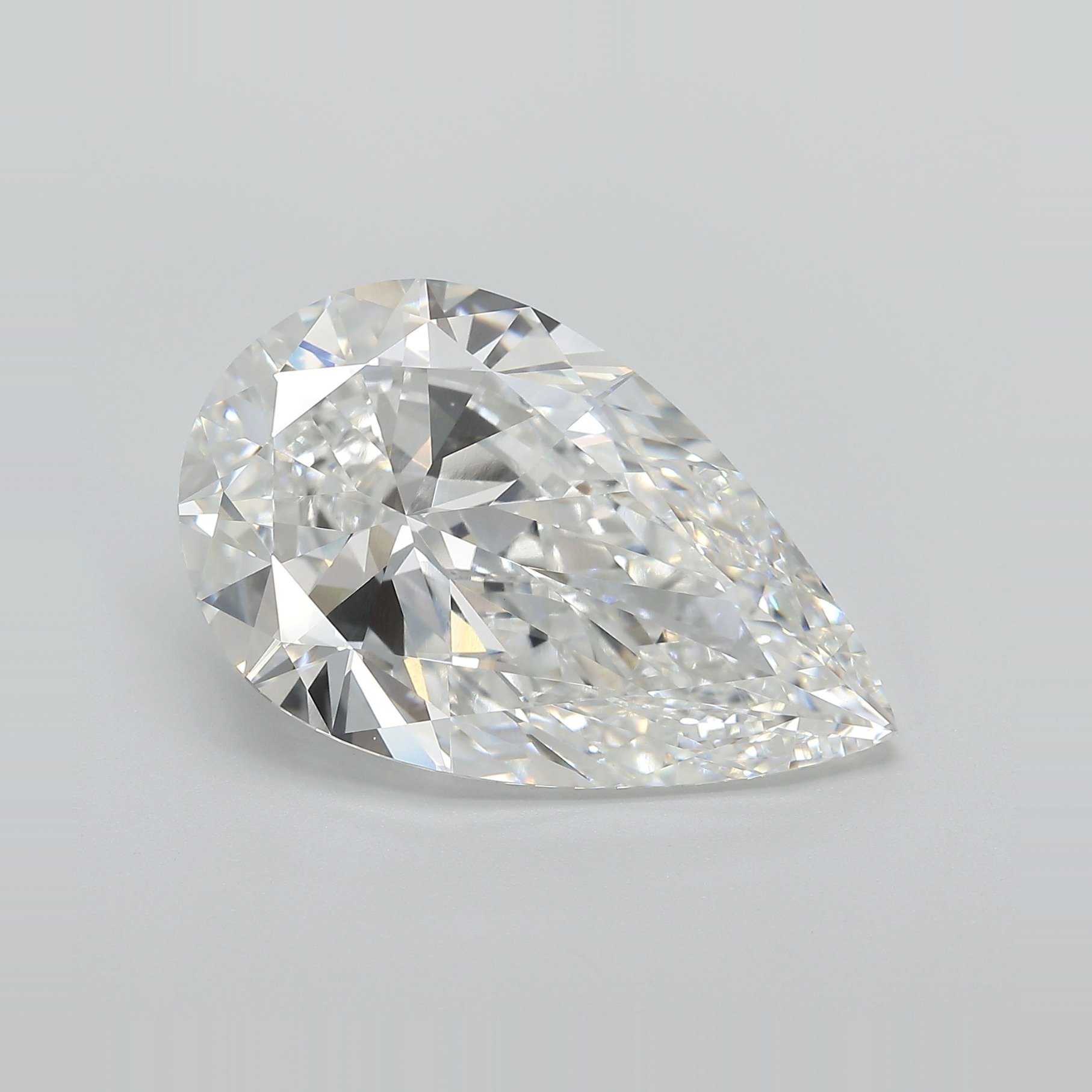 11.91ct F VVS2 Very Good Cut Pear Lab Grown Diamond