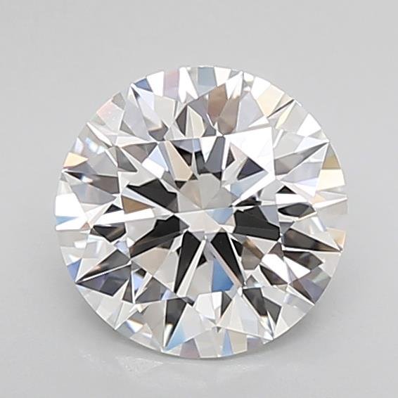 2.86ct E VVS2 Excellent Cut Round Lab Grown Diamond