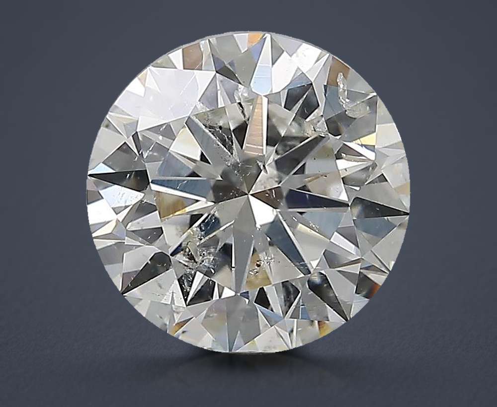 3.01 Carat Round Natural Diamond