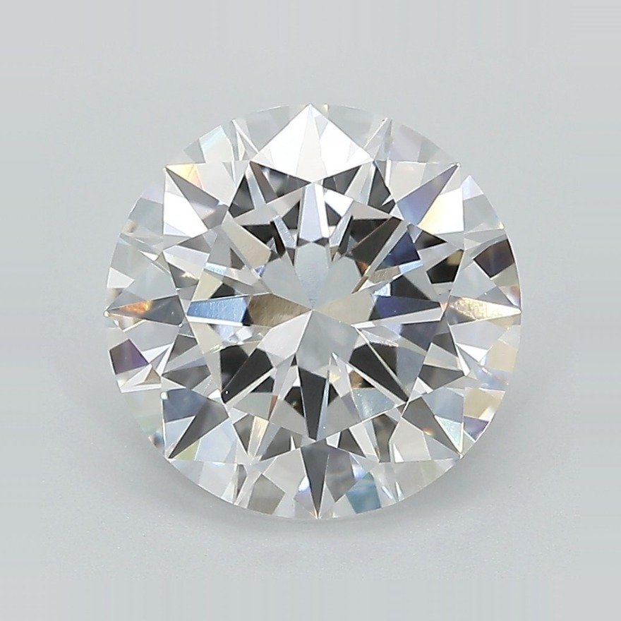 3.41ct E VS1 Excellent Cut Round Lab Grown Diamond