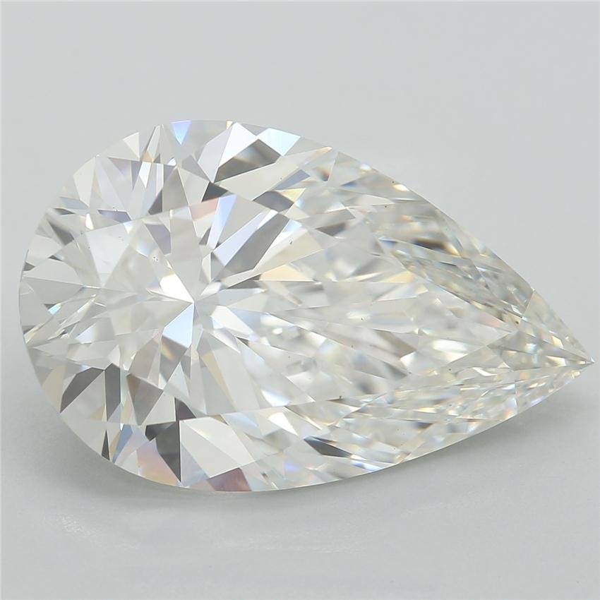 5.63ct G VS1 Rare Carat Ideal Cut Pear Lab Grown Diamond