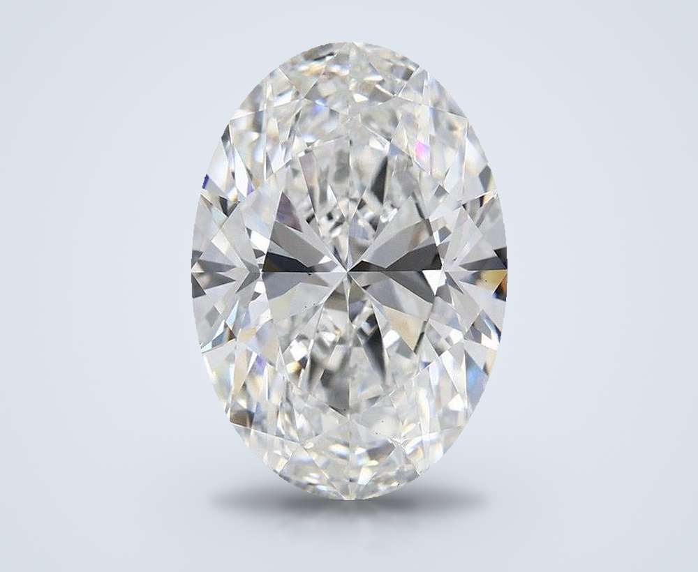 5.89 Carat Oval Lab Diamond