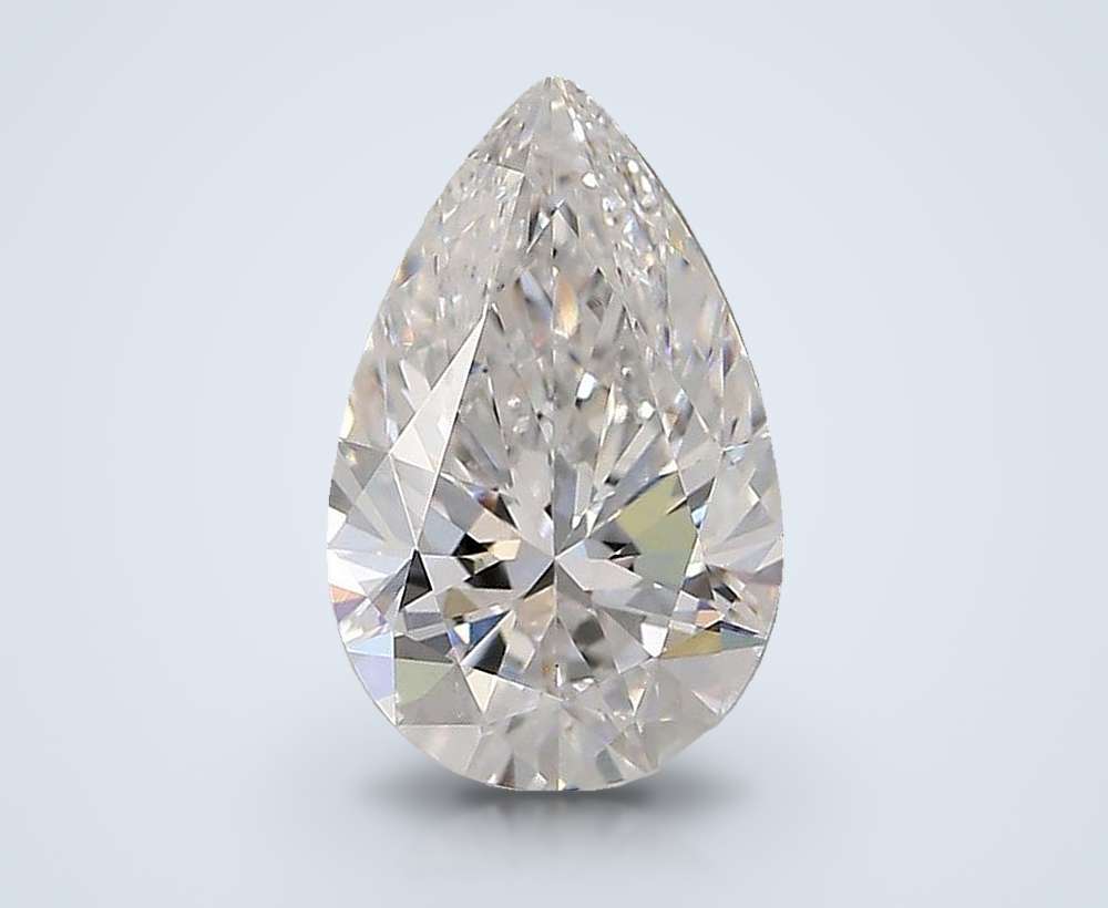2.00 Carat Pear Lab Diamond