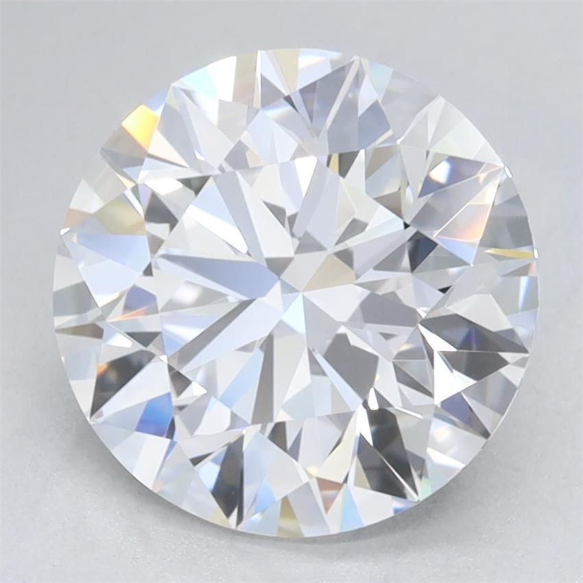 2.64ct D VVS1 Rare Carat Ideal Cut Round Lab Grown Diamond