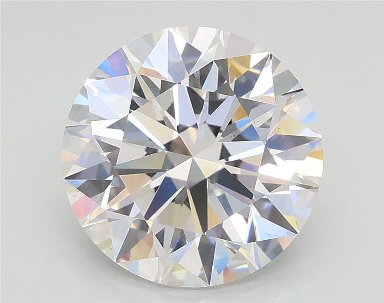 3.01ct E VS1 Rare Carat Ideal Cut Round Lab Grown Diamond