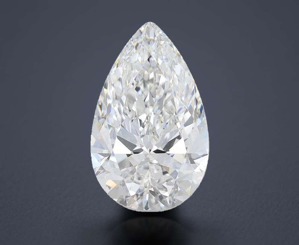 3.87 Carat Pear Lab Diamond