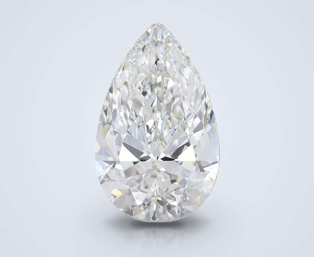 3.87 Carat Pear Lab Diamond