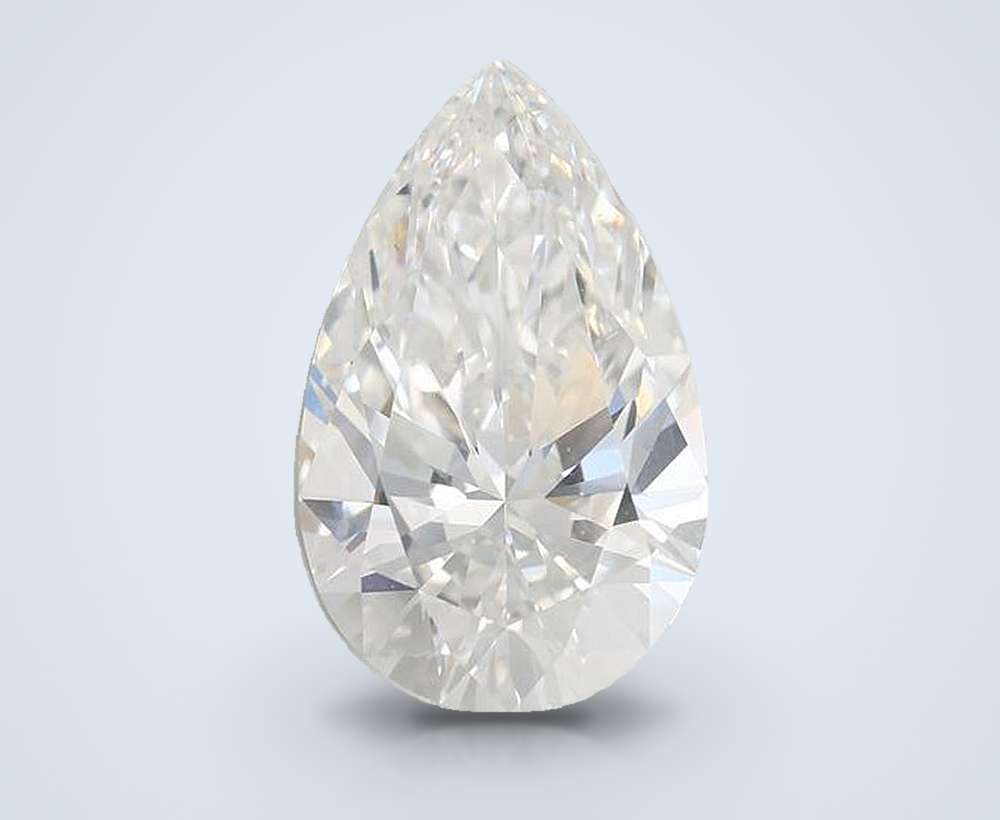 4.09 Carat Pear Lab Diamond