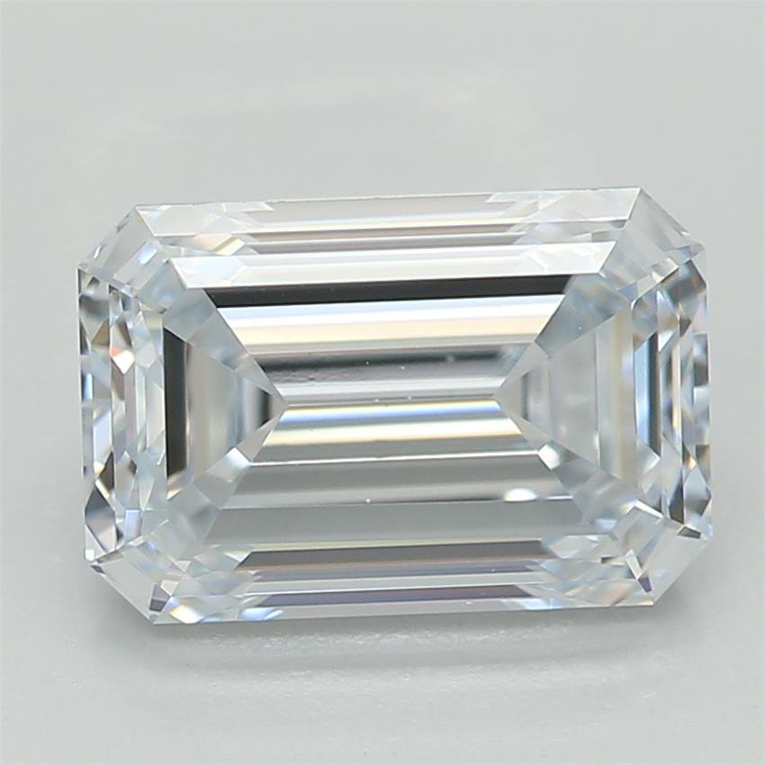 1.56ct G VVS2 Excellent Cut Emerald Lab Grown Diamond