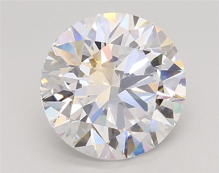 3.92ct E VVS2 Rare Carat Ideal Cut Round Lab Grown Diamond