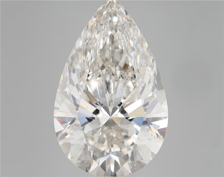 7.11ct G VS2 Rare Carat Ideal Cut Pear Lab Grown Diamond