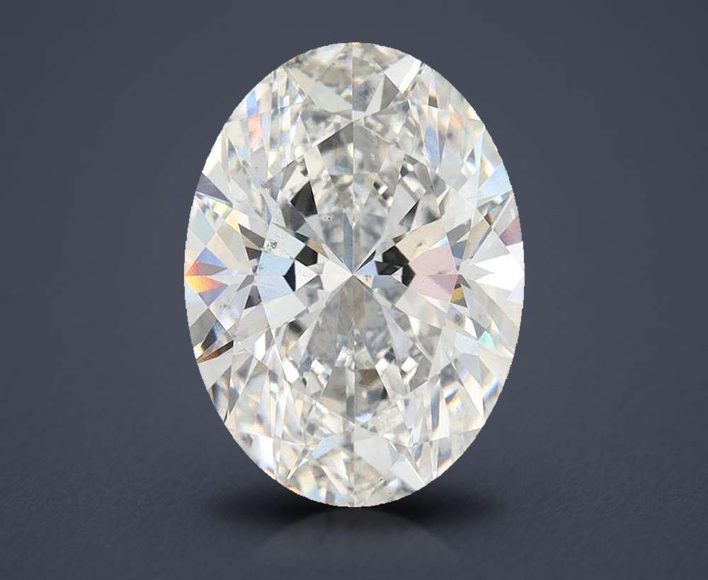 5.80 Carat Oval Lab Diamond