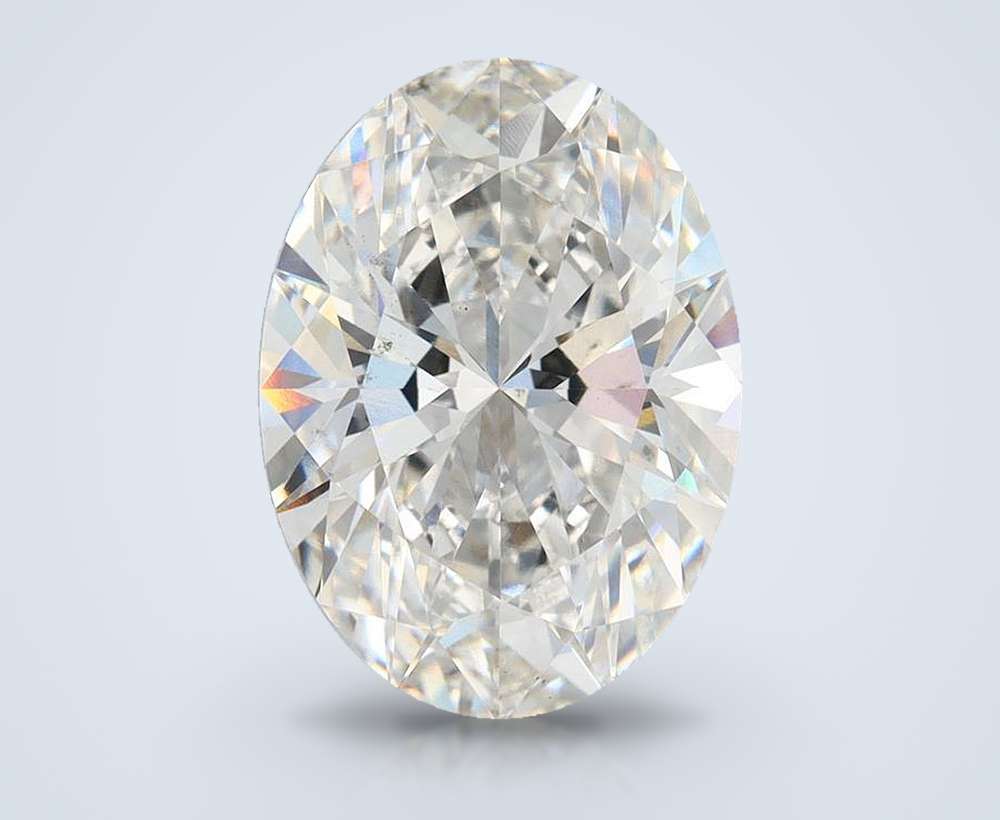 5.80 Carat Oval Lab Diamond