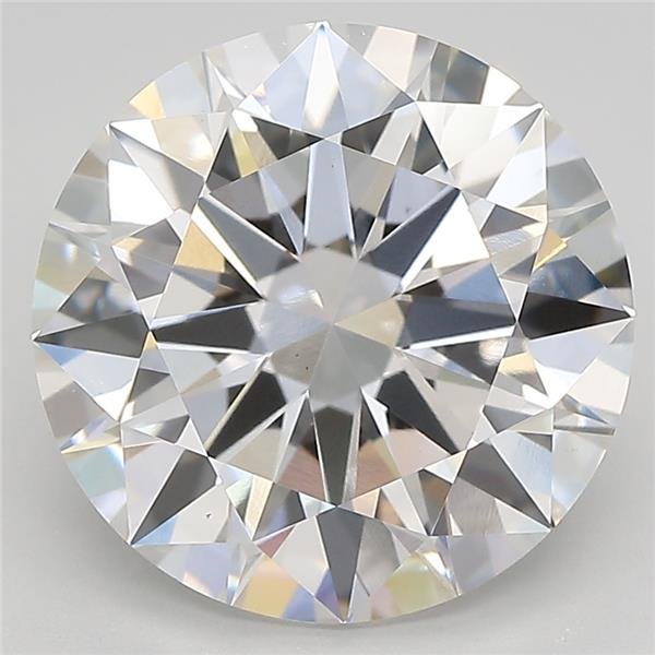 5.06ct F VS1 Excellent Cut Round Lab Grown Diamond