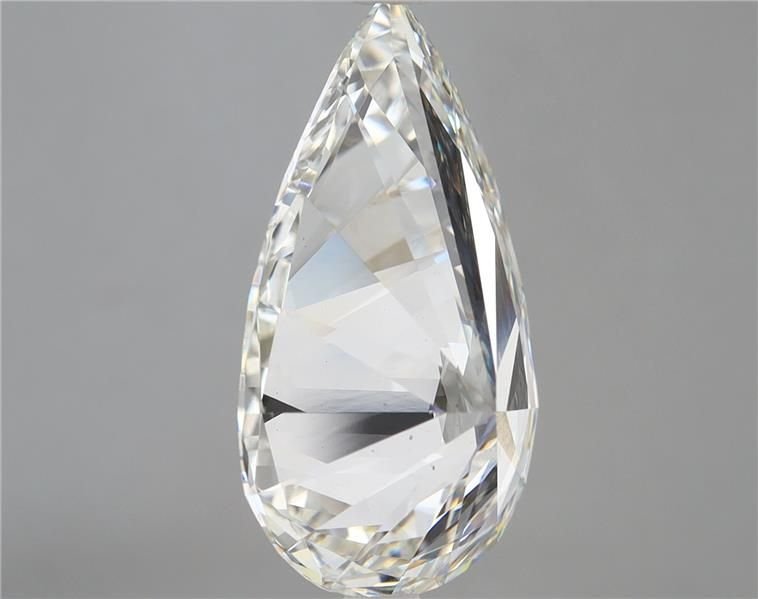 6.67ct H VS2 Rare Carat Ideal Cut Pear Lab Grown Diamond