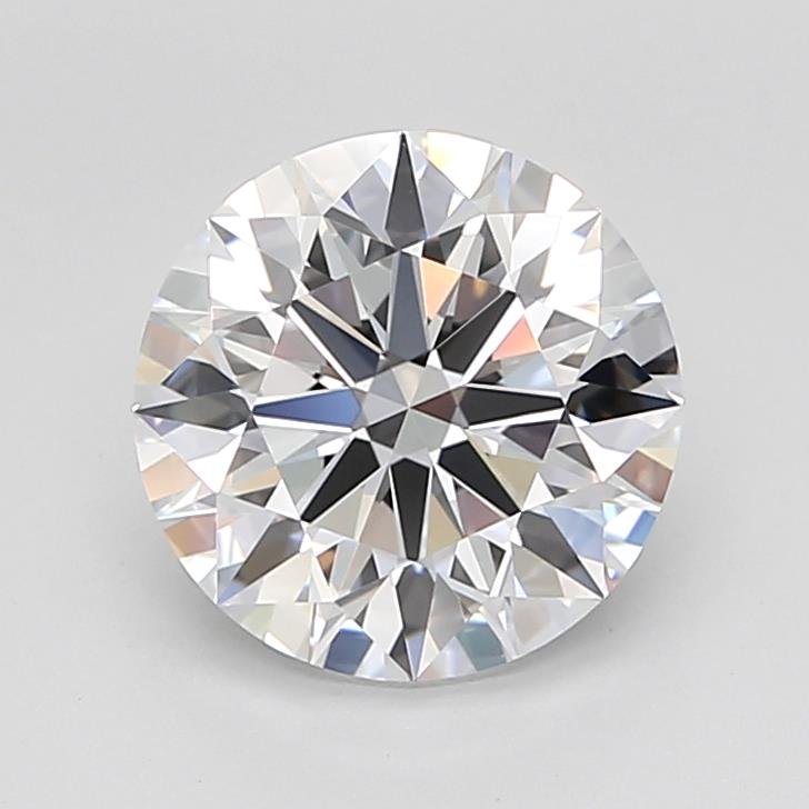 3.06ct D IF Rare Carat Ideal Cut Round Lab Grown Diamond