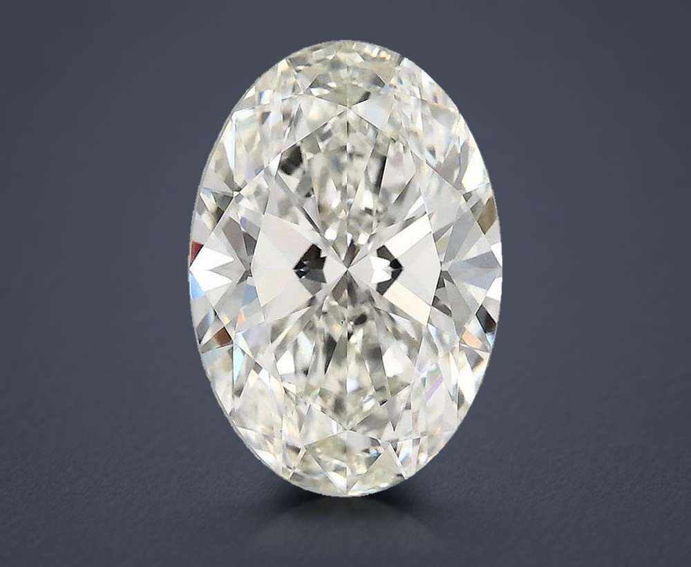 3.97 Carat Oval Lab Diamond