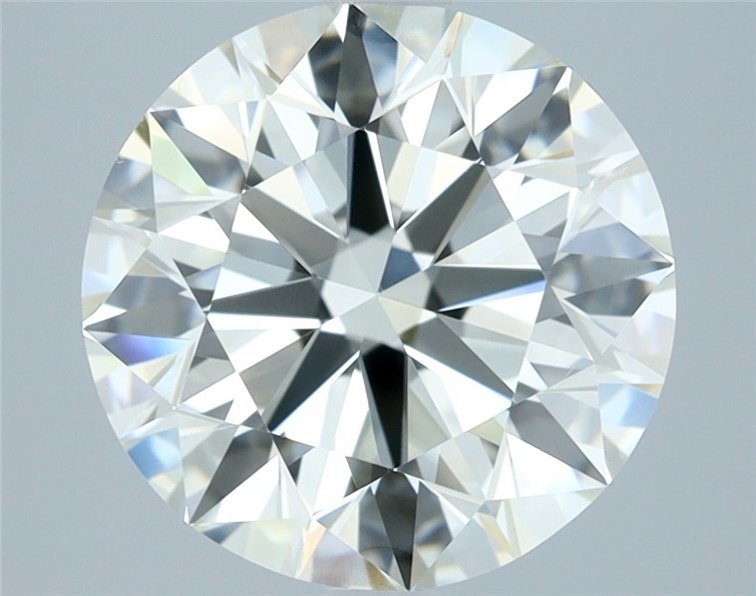 3.47ct J VS1 Rare Carat Ideal Cut Round Diamond