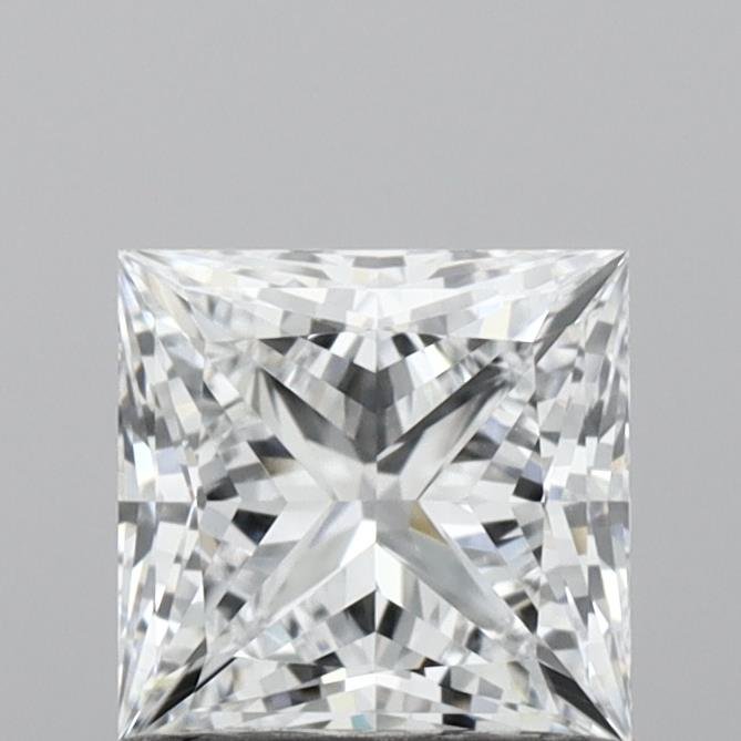 0.82ct E VS1 Rare Carat Ideal Cut Princess Lab Grown Diamond