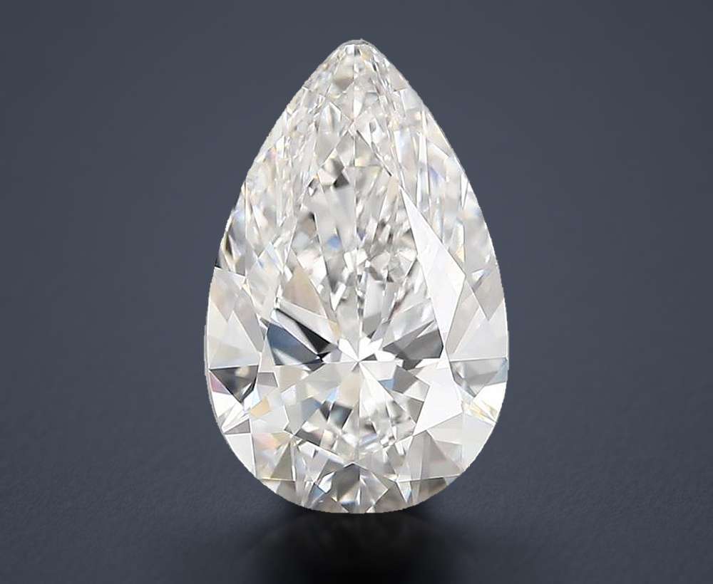 3.00 Carat Pear Lab Diamond