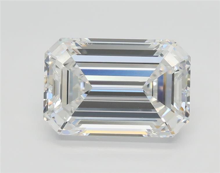 0.56ct D VVS2 Rare Carat Ideal Cut Emerald Lab Grown Diamond