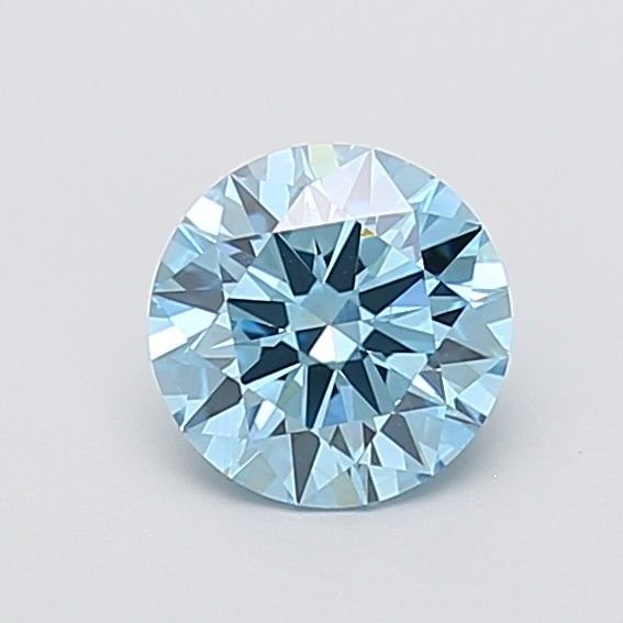 1.19 Ct. Fancy Vivid Blue Round Lab Diamond
