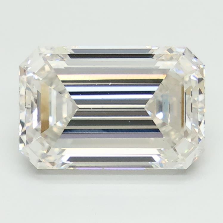 3.01ct G VS2 Rare Carat Ideal Cut Emerald Lab Grown Diamond