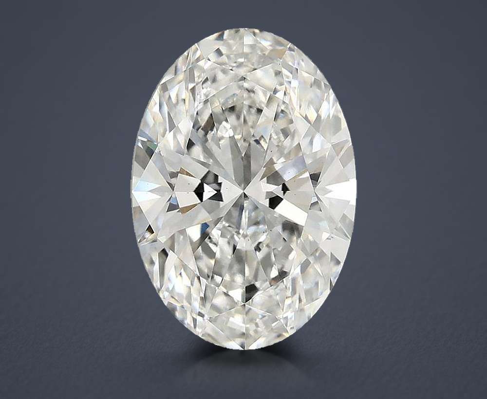 3.66 Carat Oval Lab Diamond