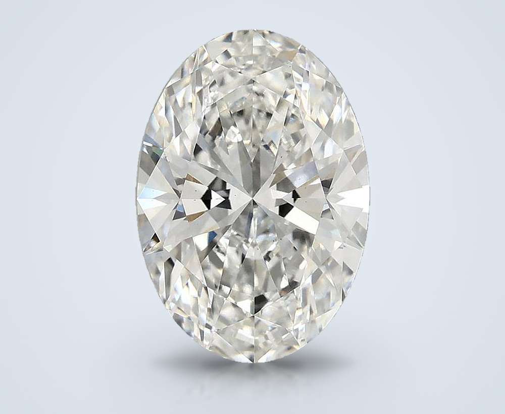 3.66 Carat Oval Lab Diamond