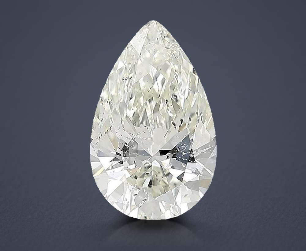 3.01 Carat Pear Natural Diamond
