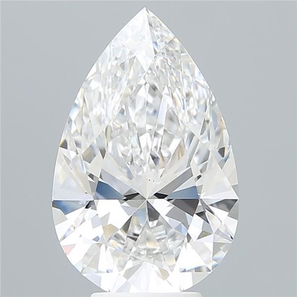 5.53 Carat Pear Lab Diamond