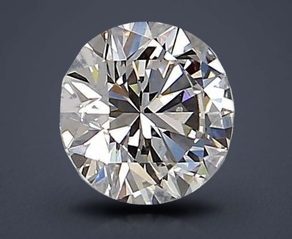 0.57 Carat Round Natural Diamond