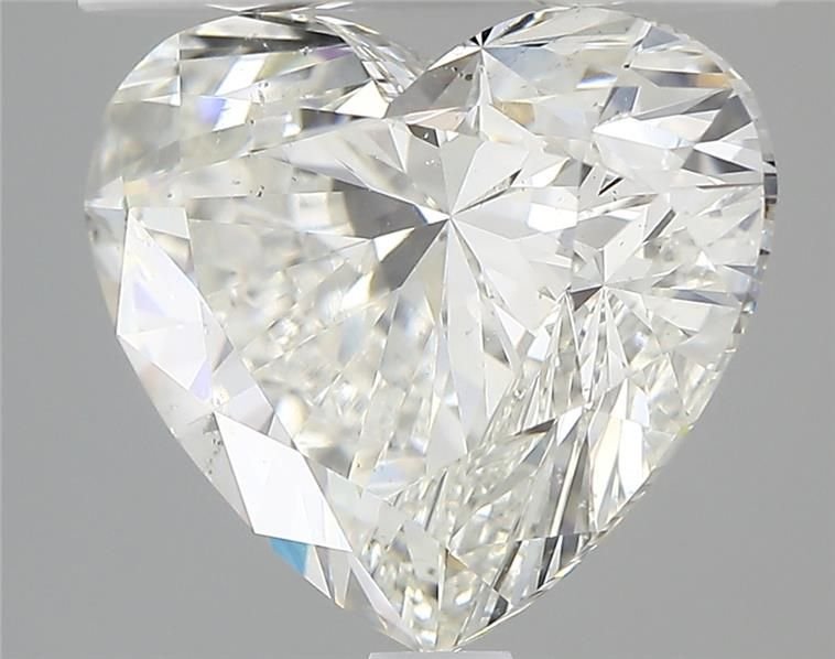 3.06ct I SI1 Rare Carat Ideal Cut Heart Diamond