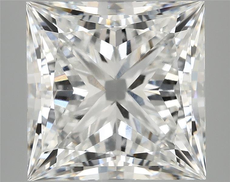8.15ct F VVS2 Rare Carat Ideal Cut Princess Lab Grown Diamond