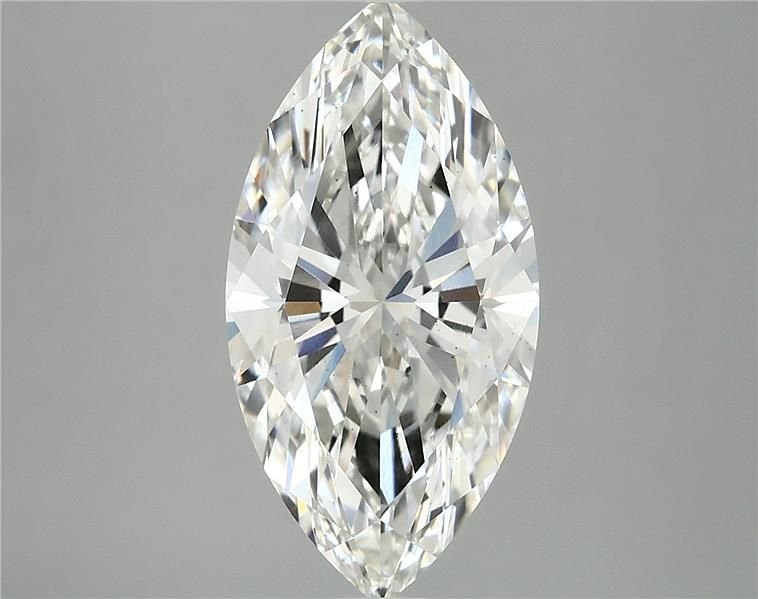 4.06ct H VS2 Rare Carat Ideal Cut Marquise Lab Grown Diamond