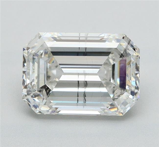 1.52ct G SI2 Rare Carat Ideal Cut Emerald Lab Grown Diamond