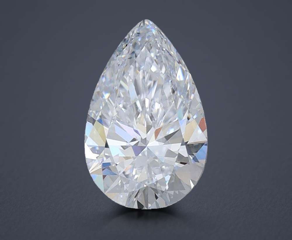 1.00 Carat Pear Lab Diamond