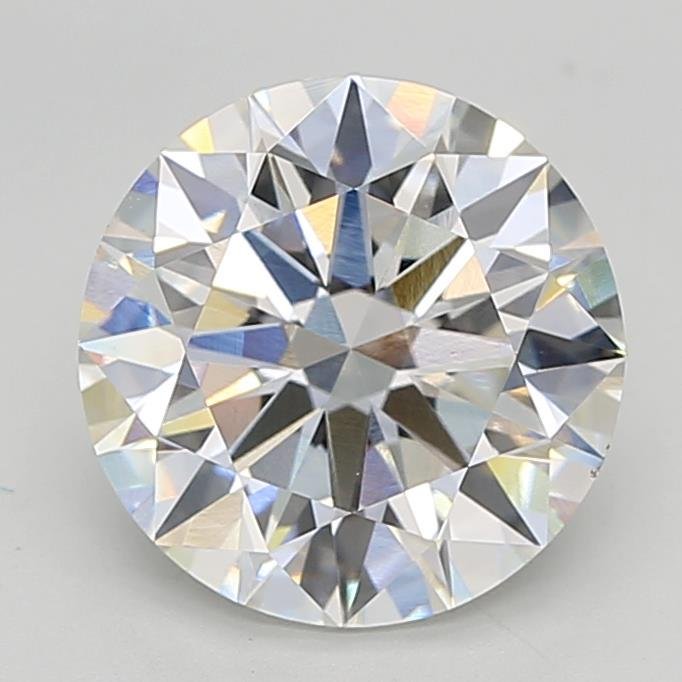 4.00ct F VVS2 Rare Carat Ideal Cut Round Lab Grown Diamond