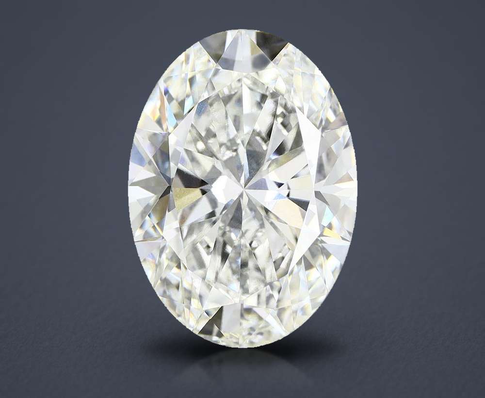 8.03 Carat Oval Lab Diamond