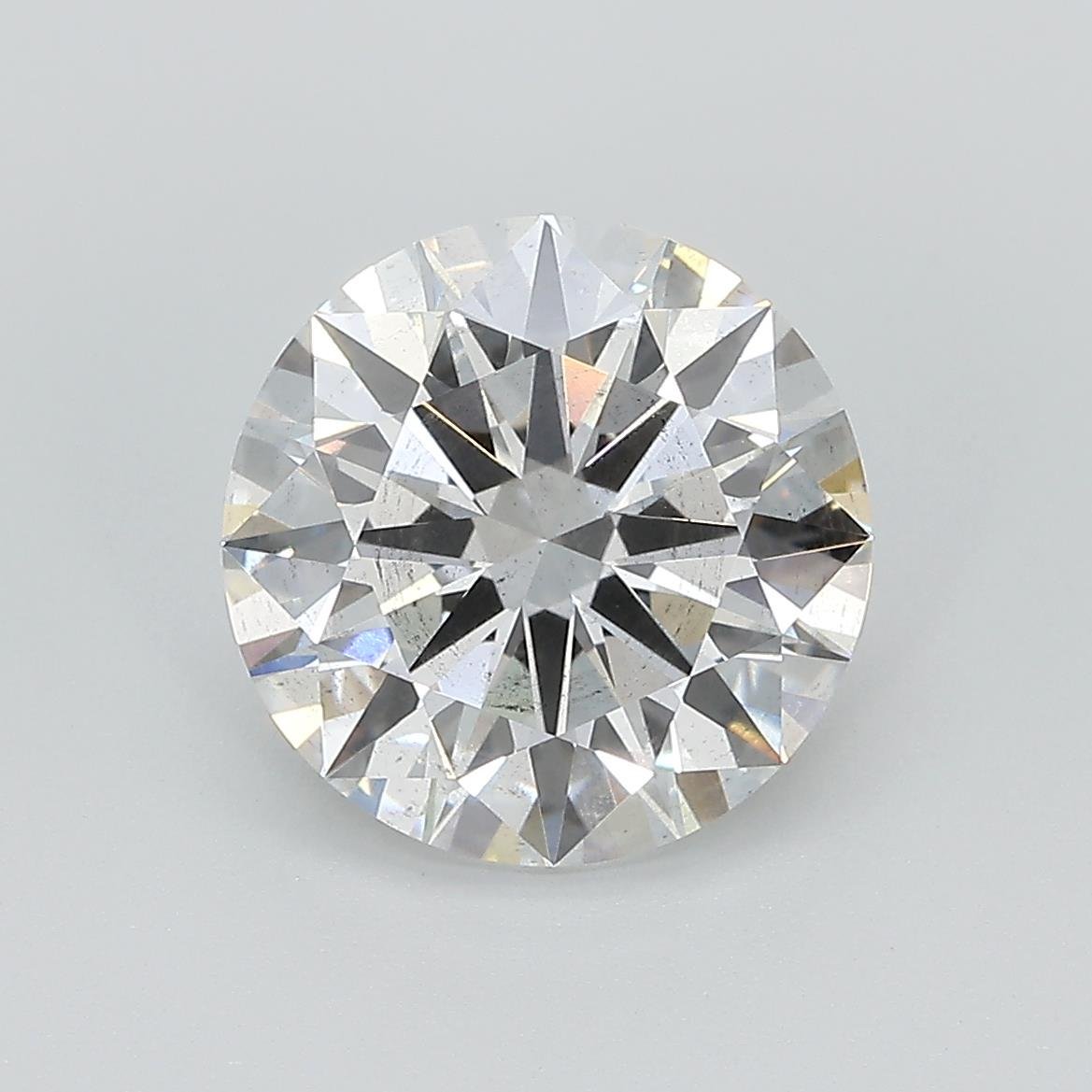 3.58ct E SI2 Rare Carat Ideal Cut Round Lab Grown Diamond