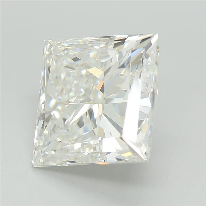 4.07ct F VS1 Rare Carat Ideal Cut Princess Lab Grown Diamond