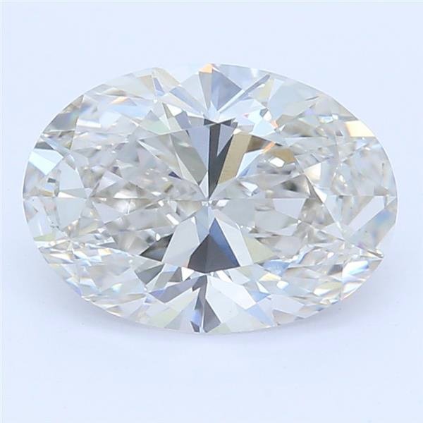 0.84ct H VS1 Rare Carat Ideal Cut Oval Lab Grown Diamond