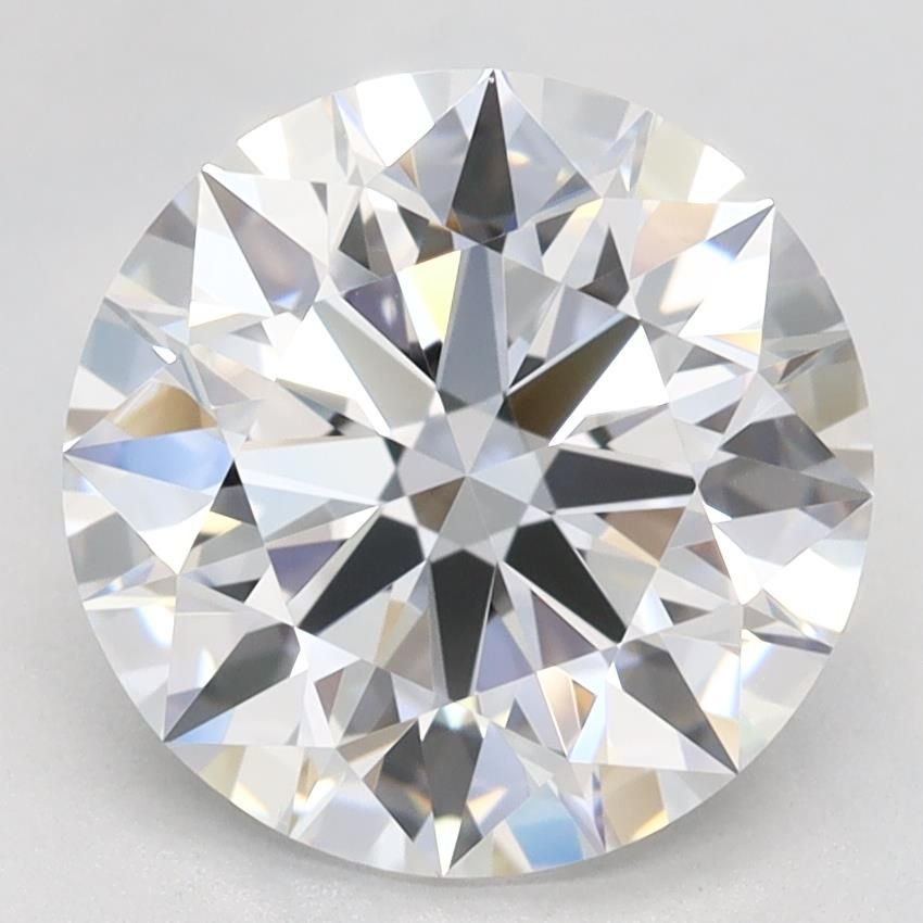 2.65ct D VVS1 Rare Carat Ideal Cut Round Lab Grown Diamond