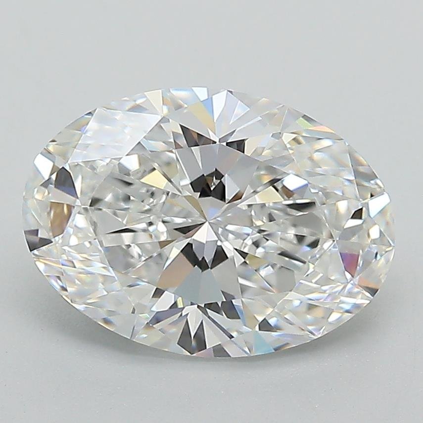 2.41ct E VS1 Rare Carat Ideal Cut Oval Lab Grown Diamond