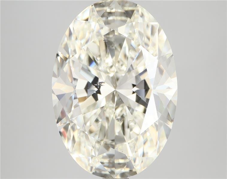 5.03ct J SI1 Rare Carat Ideal Cut Oval Diamond