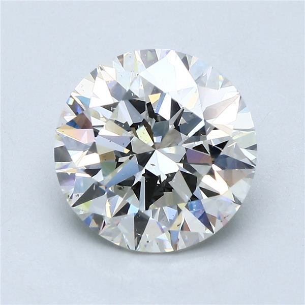 3.55ct J SI1 Rare Carat Ideal Cut Round Diamond