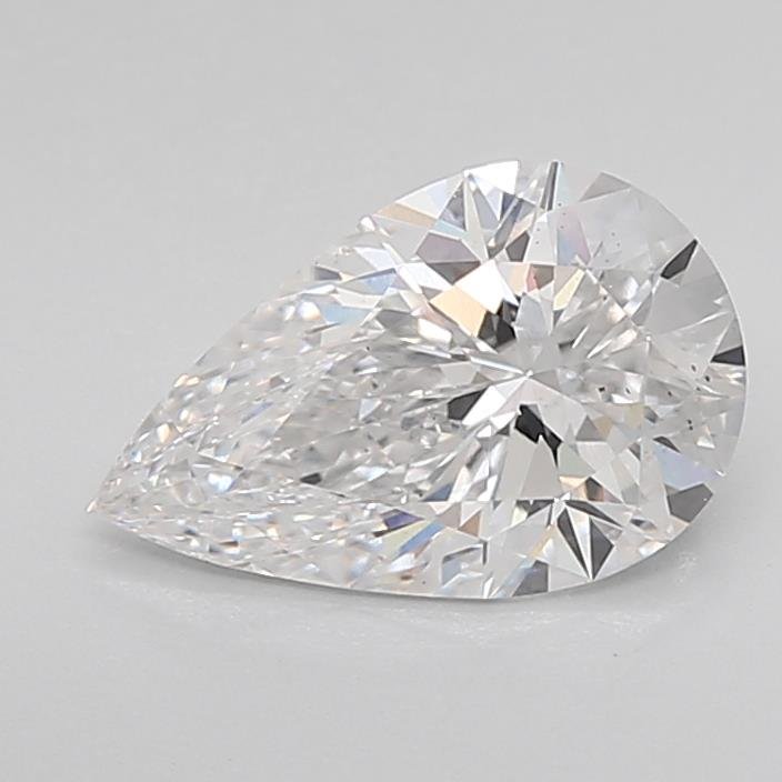 1.58ct D VS2 Rare Carat Ideal Cut Pear Lab Grown Diamond